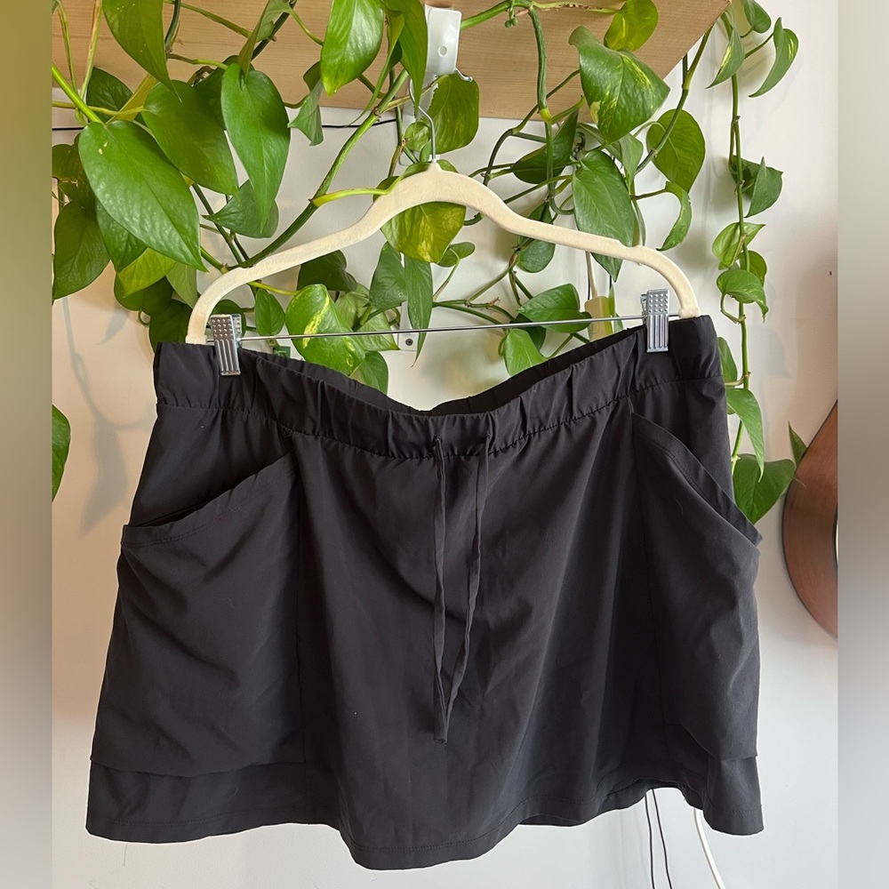 Black Athletic Skort